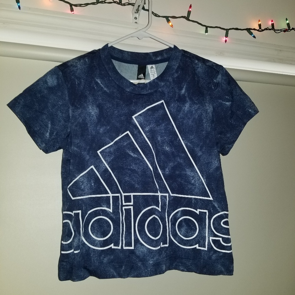 Adidas Slim Tee Marble Indigo